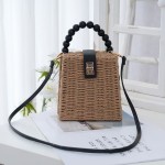 New Autumn Collection: Woven Straw Beach Bag — Stylish Handbag & Versatile Shoulder Bag (Crafted from Paper Rope)